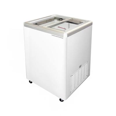 Excellence Industries EURO-5HC 24 3/4" Mobile Ice Cream Freezer w/ 6 Tub Capacity - White, 115v