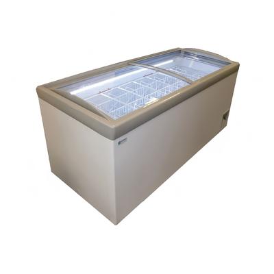 Excellence Industries HM-23HC 73 3/4" Mobile Ice Cream Freezer w/ 8 Basket Capacity - White, 115v