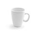 Front of the House DMU009WHP23 11 oz Catalyst Mod Mug - Porcelain, White