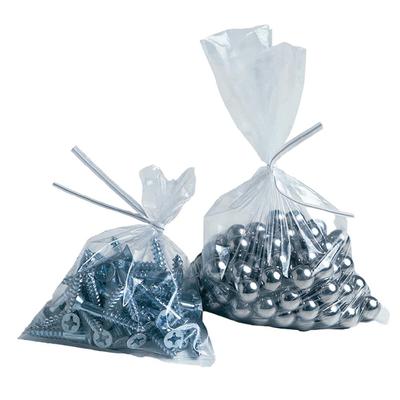 LK Packaging 20F-0609 Open Ended Flat Bag - 6" x 9", 2 mil LDPE, Clear