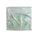 LK Packaging PCFRI1085 Printed Portion Control Food Storage Bags - 8 1/2" x 10", Poly, Green, Saddle Pack, Clear
