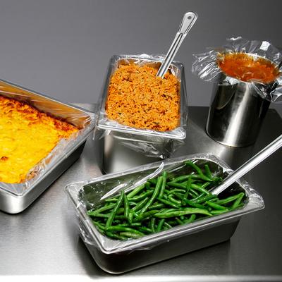 LK Packaging PTL3412 Value Plus Pan Liner for Full-Size Shallow & Medium Food Pans - 12" x 34", Poly, 0.48 mil