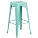 Flash Furniture ET-BT3503-30-MINT-GG Backless Commercial Bar Stool w/ Metal Seat, Mint, Mint Green