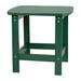 Flash Furniture JJ-T14001-GRN-GG Rectangular Adirondack Side Table - 18 3/4" x 15", Poly Resin, Green