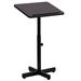 Flash Furniture XU-LECTERN-ADJ-GG Portable Lectern w/ Mahogany Laminate Top & Black Steel Frame - 20"W x 18 1/4"D x 35 1/2" to 48"H