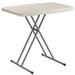 National Public Seating PT3020 Personal Folding Table w/ Speckled Gray Plastic Top & Gray Steel Frame - 30"L x 20"W