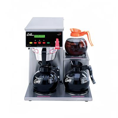 Curtis ALP3GTR63A000 Medium Volume Decanter Coffee Maker - Automatic, 9 gal/hr, 120/220v, Silver