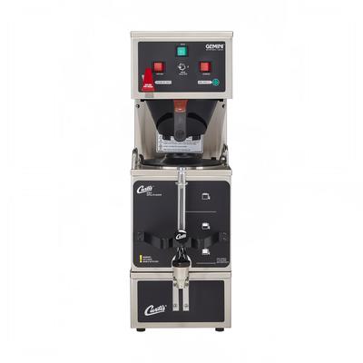 Curtis GEM-120A-63 Automatic Coffee Brewer w/ 1 Lower Warmer & Hot Water Faucet, 120v, Silver
