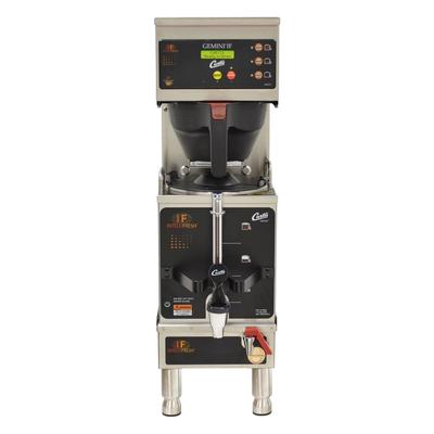 Curtis GEMSIF63A1000 Automatic Coffee Brewer w/ 1 Lower Warmer & Hot Water Faucet, 120/220v, Silver