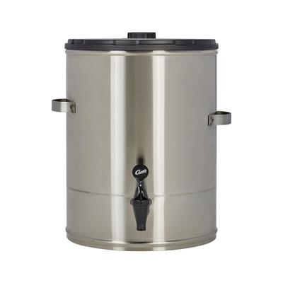 Curtis TC-6H 6 gal Round Iced Tea Coffee Dispenser w/ Handles, Stainless Steel