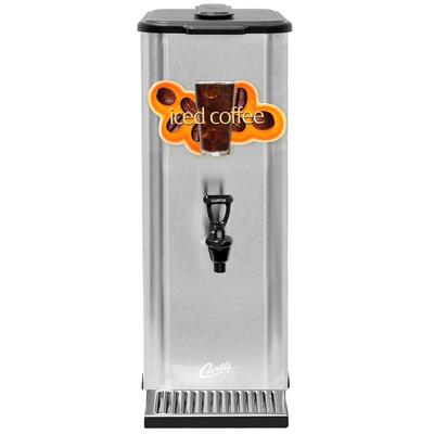Curtis TCC1C 3 gal Oval Iced Coffee Concentrate Dispenser w/o Handles, Silver