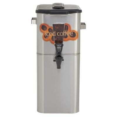 Curtis TCOC421G000 4 gal Oval Iced Tea Dispenser w/ Handles, Stainless Steel
