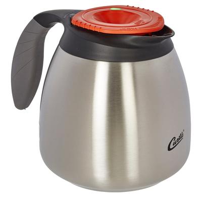 Curtis TFT64D 64 oz Decaf Thermal FreshTrac Coffee Decanter w/ Programmable Timer, Silver
