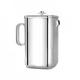 Eastern Tabletop 7245 46 oz Java Square Coffee/Tea Pot w/ Hinged Lid, Stainless Steel