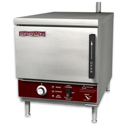 Crown Steam EPXN-5 (5) Pan Convection Commercial Steamer - Countertop, 208v/3ph, Stainless Steel