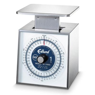 Edlund SR-1000C Vertical Face Scale 34 oz x 1/4 oz Rotating Dial, Portion, Stainless Steel