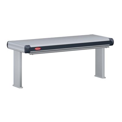 Hatco GR2AHL-36D6 240 39 1/2" High Watt Strip Warmer - Double Rod, Remote Control Required, 120/240v/1ph, Silver