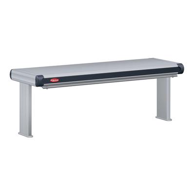 Hatco GR2AHL-42D3 208 45 1/2" High Watt Strip Warmer - Double Rod, Remote Control Required, 120/208v/1ph, Silver
