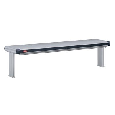Hatco GR2AHL-60D6 208 63 1/2" High Watt Strip Warmer - Double Rod, Remote Control Required, 120/208v/1ph, Silver