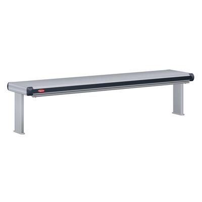 Hatco GR2AHL-66D3 120 69 1/2" High Watt Strip Warmer - Double Rod, Remote Control Required, 120v, Silver