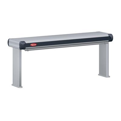 Hatco GR2AL-36 208 39 1/2" Standard Watt Strip Warmer - Single Rod, Remote Control Required, 120/208v/1ph, Silver