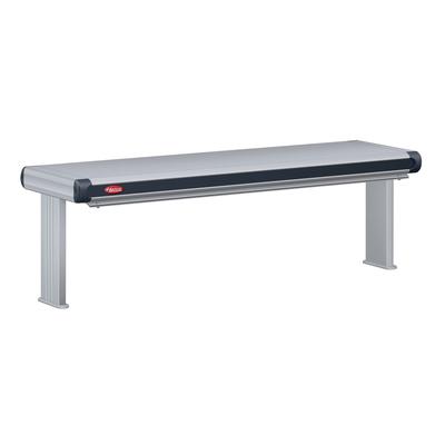 Hatco GR2AL-48D6 240 51 1/2" Standard Watt Strip Warmer - Double Rod, Remote Control Required, 120/240v/1ph, Silver