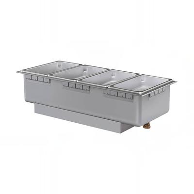 Hatco HWB-43D Drop In Hot Food Well w/ (4) 1/3 Size Pan Capacity, 208v/1ph, Stainless Steel