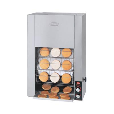 Hatco TK-155B 208 Vertical Toaster - 1500 Slices/hr w/ 1 1/4" Product Opening, 208v/1ph, 1500 Buns/Hour, Stainless Steel