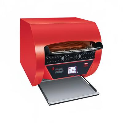 Hatco TQ3-2000 Toast-Qwik Conveyor Toaster - 900 Slices/hr w/ 2" Product Opening, Red, 208v/1ph, 2" Opening
