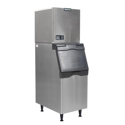 Scotsman MC0522MW-1/B322S 480 lb Prodigy ELITE Full Cube Commercial Ice Machine w/ Bin - 370 lb Storage, Water Cooled, 115v, Stainless Steel