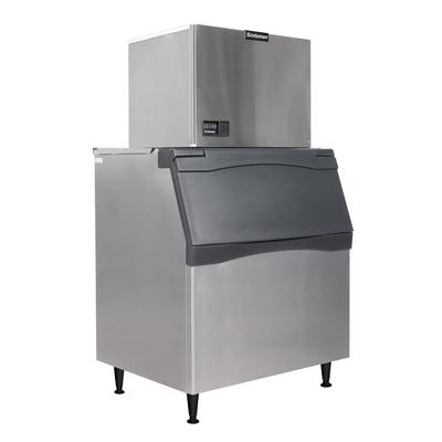 Scotsman MC0630MW-32/B842S/KBT29 633 lb Prodigy ELITE Full Cube Commercial Ice Machine w/ Bin - 778 lb Storage, Water Cooled, 208-230v, Stainless Steel