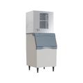 Scotsman MC0830MA-32/B530P 905 lb Prodigy ELITE Full Cube Commercial Ice Machine w/ Bin - 536 lb Storage, Air Cooled, 208-230v, Stainless Steel