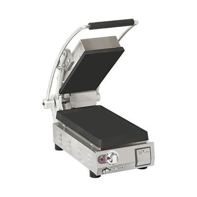 Star PST7IA-120V Single Commercial Panini Press w/ Cast Iron Smooth Plates, 120v, Stainless Steel