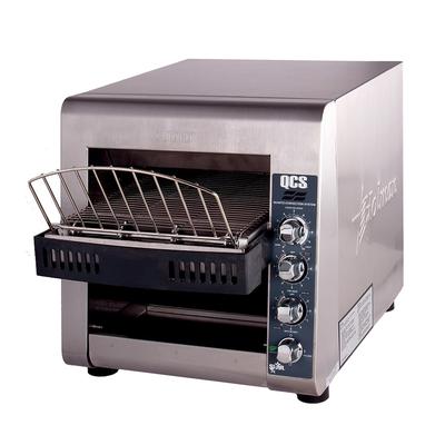 Star QCS2-600H 208V Conveyor Toaster - 600 Slices/hr w/ 3" Product Opening, 208v/1ph, 10"W x 3"H Opening, Stainless Steel