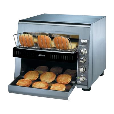 Star QCS3-140BH 208 (QCS3-1400BH) Conveyor Toaster - 1400 Slices/hr w/ 3" Product Opening, 208v/1ph, 3" Opening, 3400W, Stainless Steel