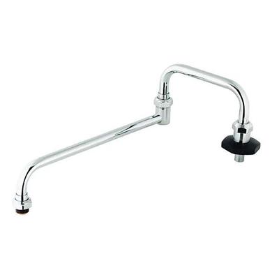 T&S 002848-40 18" Double Joint Swing Nozzle - Brass, Chrome Plated