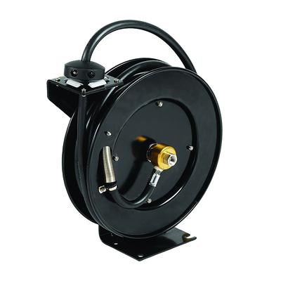 T&S 5HR-232 Open Hose Reel, 35 ft of 3/8"Diameter, Powder Coated Steel, Black