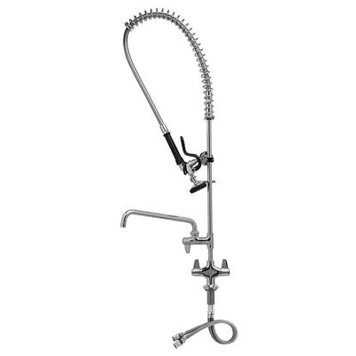 T&S 5PR-2S12 38 9/16"H Deck Mount Pre Rinse Faucet - 1.15 GPM, Base with Nozzle