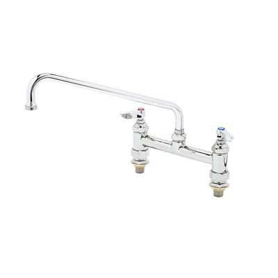 T&S B-0220-CC Deck Mount Mixing Faucet w/ 18" Swing Nozzle