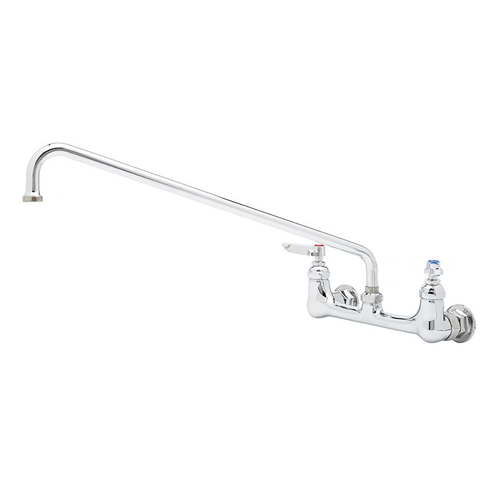 T&S B-0230-CR Splash Mount Mixing Faucet w/ 18" Swing Nozzle