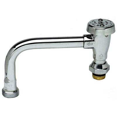 T&S B-0409-04 Vacuum Breaker Swing Nozzle, 11 3/4 in, w Garden Hose Outlet, Chrome