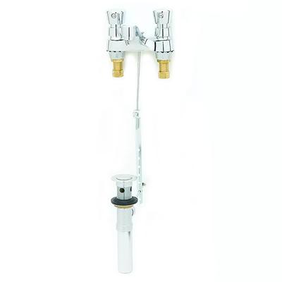 T&S B0830 Slow Self-Closing Centerset Lavatory Faucet, 4" Centers