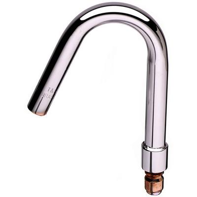 T&S B-1424 Hook Nozzle Quick Connect, Use w Squeeze Valve Assemblies, Chrome