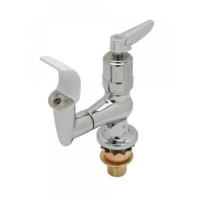 T&S B-2360 Deck Mount Drinking Faucet w/ Flexible Mouth Guard & Lever Handle, Chrome-Plated Brass