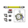 T&S HG-4D-48-FF 48" Gas Hose w/ Quick Disconnect - 3/4" NPT