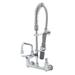 T&S MPY-8WLN-08 22"H Wall Mount Pre Rinse Faucet - 13/20 GPM, Base with Nozzle, Chrome