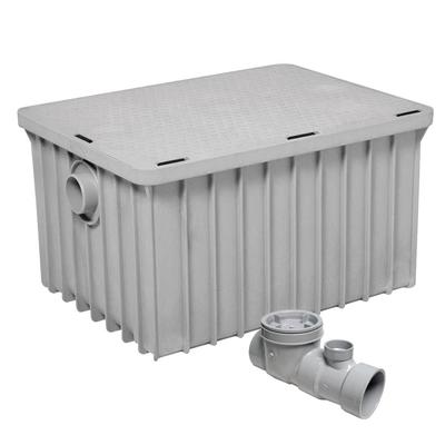 Canplas 3935A04 Grease Trap, 35 Gal/Min, 115 lb Capacity, 4