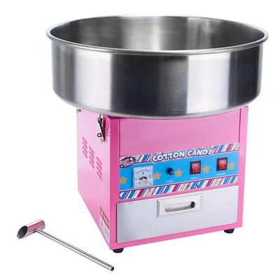 Winco CCM-28 Showtime Cotton Candy Machine w/ 20 1/2" Bowl - Stainless Steel, 120v, 20.5" Bowl, Pink