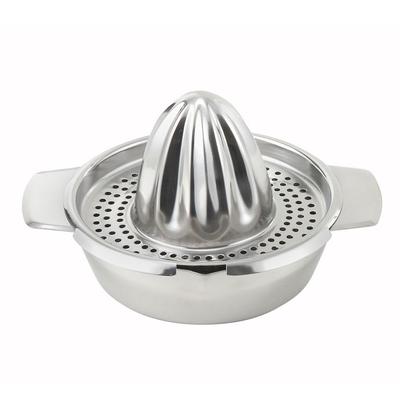 Winco JC-4 5" Hand Citrus Juicer, Stainless, Silver