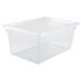 Winco PFSF-12 17 ga Food Storage Box, 18 x 26 x 12", Polycarbonate, Clear